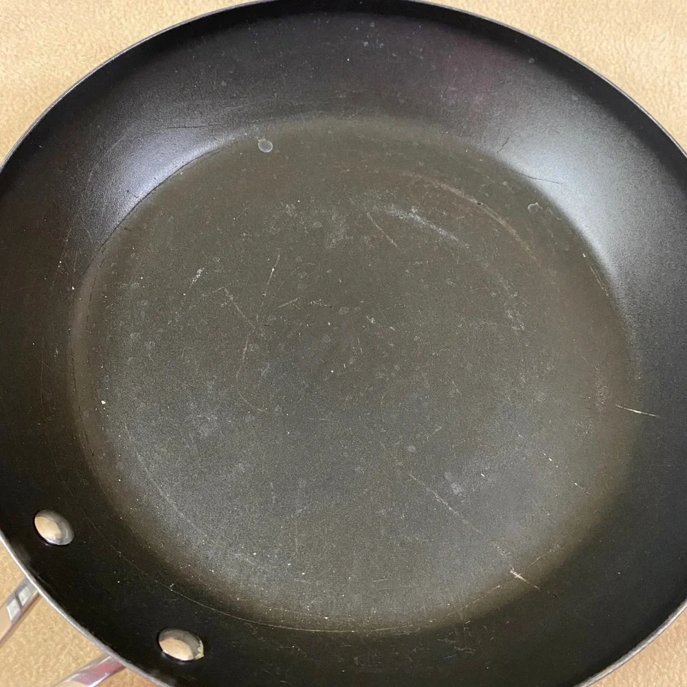 KitchenAid 12 in Stainless Steel Clad‎ Base Nonstick Induction Saute Fry Pan GUC